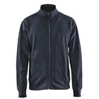 Sweatshirt one-way rits zonder zak 3371 - donker marineblauw