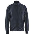 Sweatshirt one-way rits zonder zak 3371 - donker marineblauw