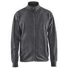 Sweatshirt one-way rits zonder zak 3371 - donker grijs