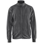 Sweatshirt one-way rits zonder zak 3371 - donker grijs