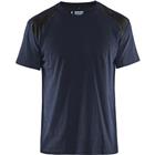T-shirt Bi-Colour 3379 - marineblauw/zwart