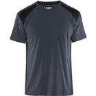 T-shirt Bi-Colour 3379 - donkergrijs/zwart