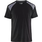 T-shirt Bi-Colour 3379 - zwart/grijs