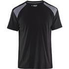 T-shirt Bi-Colour 3379 - zwart/grijs