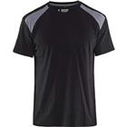 T-shirt Bi-Colour 3379 - zwart/grijs