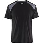 T-shirt Bi-Colour 3379 - zwart/grijs