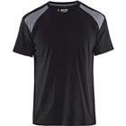T-shirt Bi-Colour 3379 - zwart/grijs