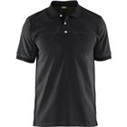 Poloshirt korte mouw knoopsluiting 3389 - zwart/donkergrijs