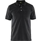 Poloshirt korte mouw knoopsluiting 3389 - zwart/donkergrijs