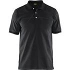 Poloshirt korte mouw knoopsluiting 3389 - zwart/donkergrijs