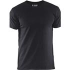 T-shirt slim fit 3533 - zwart