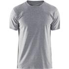 T-shirt van stretchmateriaal, grijs