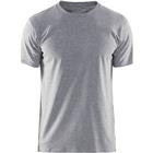 T-shirt van stretchmateriaal, grijs