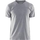 T-shirt van stretchmateriaal, grijs