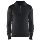 Sweater Wol 4630 - donkergrijs/zwart