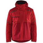 Winterjas 4881 - rood/donkerrood