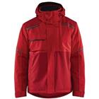 Winterjas 4881 - rood/donkerrood