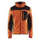 Vest Gebreid met softshell High Vis 4930 - oranje/zwart