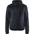 Vest Gebreid met softshell High Vis 4930 - marineblauw/zwart