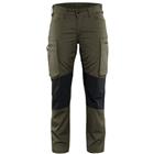 Service werkbroek Dames stretch 7159 - groen/zwart
