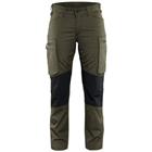 Service werkbroek Dames stretch 7159 - groen/zwart