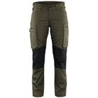 Service werkbroek Dames stretch 7159 - groen/zwart
