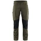Service werkbroek Dames stretch 7159 - groen/zwart