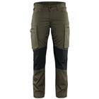 Service werkbroek Dames stretch 7159 - groen/zwart