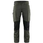Service werkbroek Dames stretch 7159 - army groen/zwart