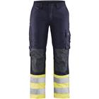 Werkbroek Multinorm Dames vlamvertragend High Vis 7188-marine/geel