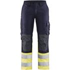 Werkbroek Multinorm Dames vlamvertragend High Vis 7188-marine/geel