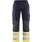 Werkbroek Multinorm Dames vlamvertragend High Vis 7188-marine/geel