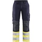 Werkbroek Multinorm Dames vlamvertragend High Vis 7188-marine/geel