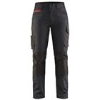 Service werkbroek Dames High Vis 7195 - zwart/rood
