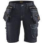 Short Dames Denim Stretch X1900 7992 - marineblauw/zwart