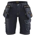 Short Dames Denim Stretch X1900 7992 - marineblauw/zwart