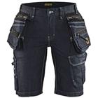 Short Dames Denim Stretch X1900 7992 - marineblauw/zwart