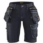Short Dames Denim Stretch X1900 7992 - marineblauw/zwart