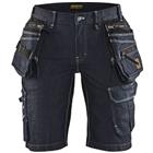 Short Dames Denim Stretch X1900 7992 - marineblauw/zwart