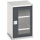 Kast Verso - transparante deuren - 2 legborden 525x550x800 - Bott