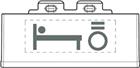 Bticino LivingLight Bed.element / centr.pl. schakelmat. | BTL4915SETBL