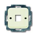 Onderdeel/Centraalplaat Modular-Jack Basiselement met centrale afdekplaat Kunststof Crèmewit (elektrowit)
