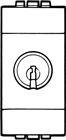 Bticino LivingLight Installatieschakelaar | BTL4012
