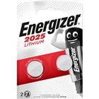 Batterij lithium 3V CR2025 (blister a 2 stuks)