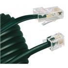 Verloopsnoer U / UTP Cat3 RJ45 8(4) 1M zwart CORJ11451M