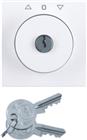 Hager Berker Q.1/Q.3/Q.7 Bed.element / centr.pl. schakelmat. | 1081608900