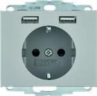 Hager Berker K.5 Wandcontactdoos (WCD schakelmat.) | 48037004