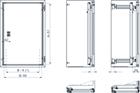 Schneider Electric Sarel Deur/bed.-tableau vr kast/lessenaar | NSYPIN43
