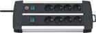 Brennenstuhl Premium-Alu-Line Contactdooscombinatie | 1391000908