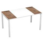 Recht bureau 140x80cm met blad Décor Easy Office - Manutan Expert